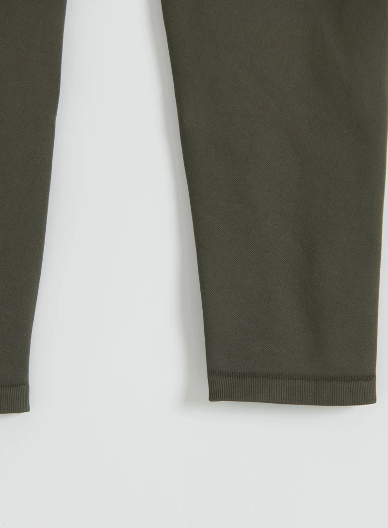 Dark Ivy Shape Seamless Petite Tights