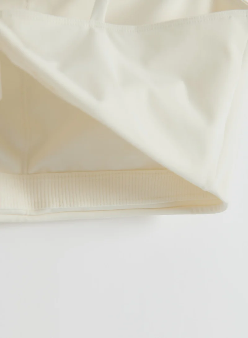 Cream Sculpting Strap Bra