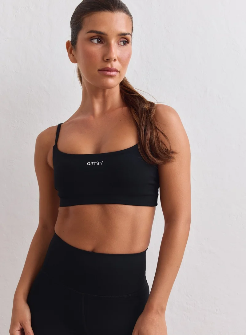 Black Sculpting Strap Bra