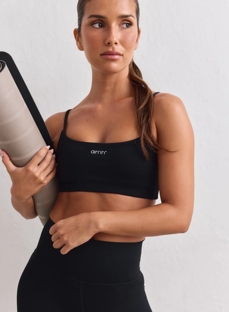 Black Sculpting Strap Bra