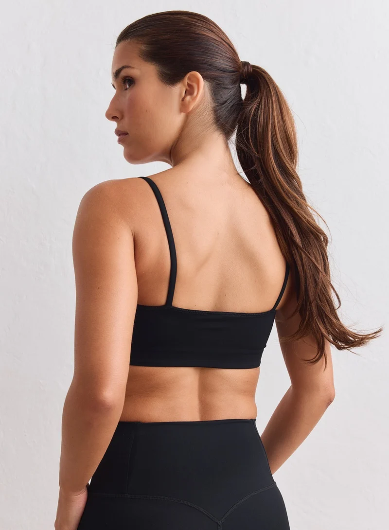 Black Sculpting Strap Bra