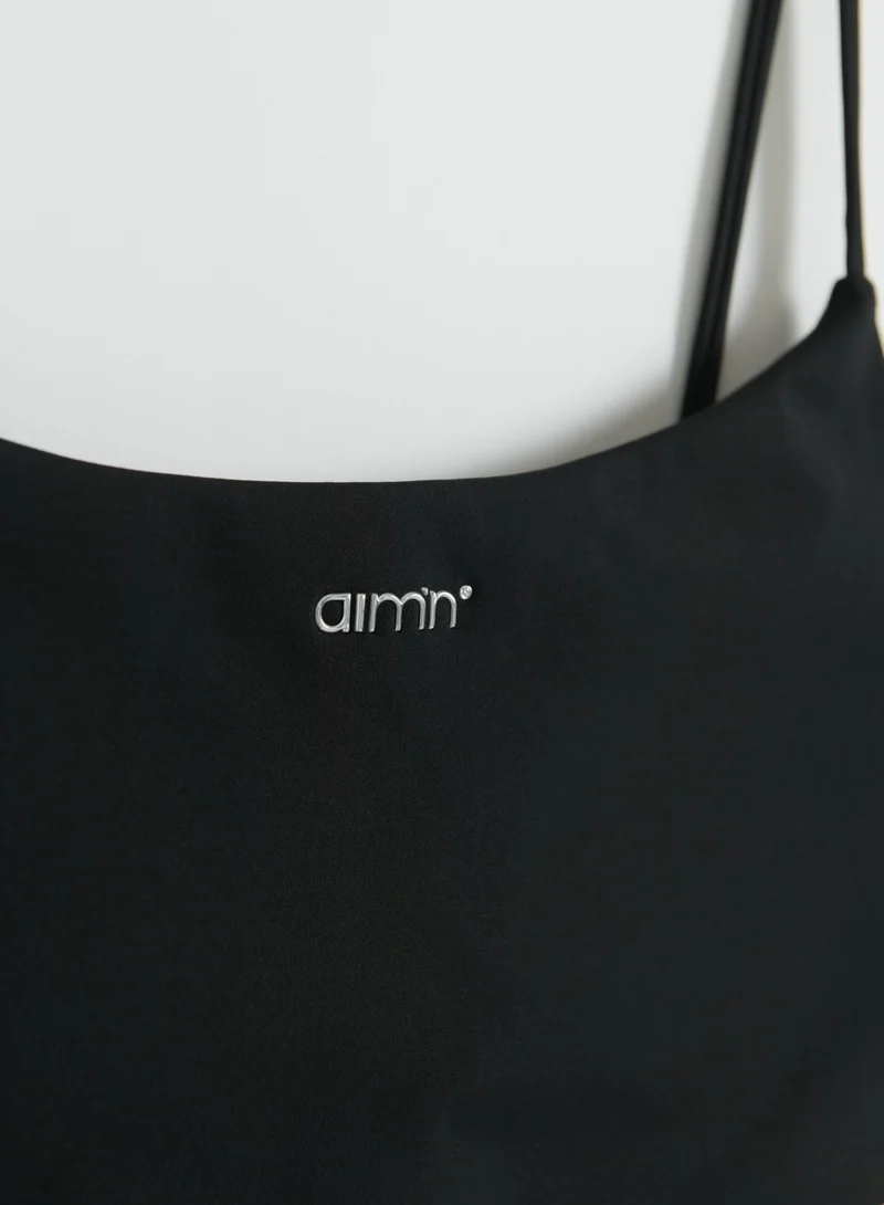 Black Sculpting Strap Bra