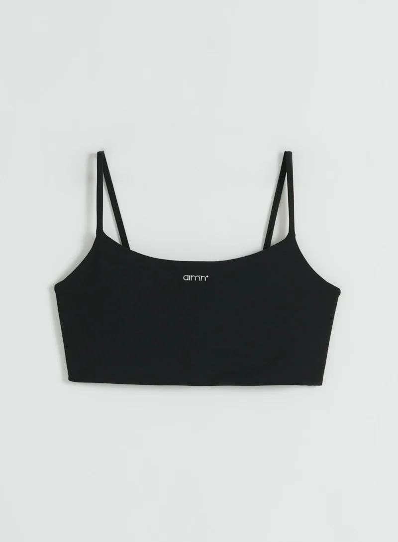 Black Sculpting Strap Bra