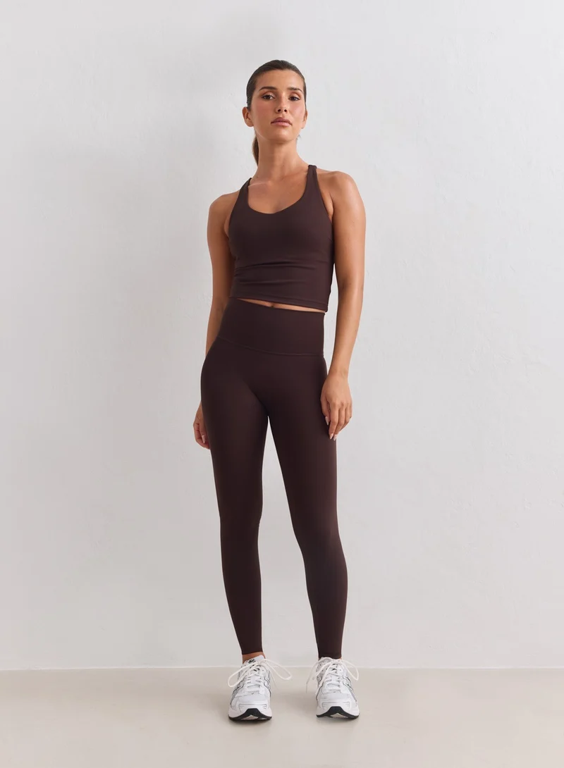 Chocolate Sculpting Scrunch Tights