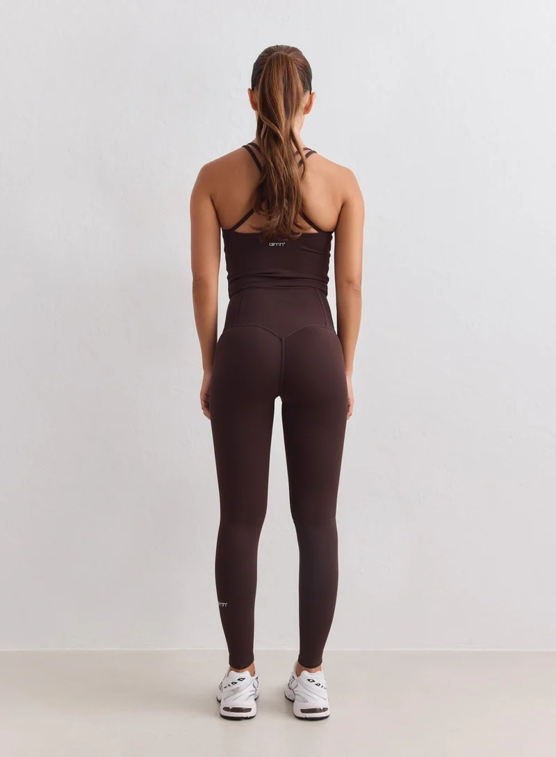 Chocolate Sculpting Scrunch Tights