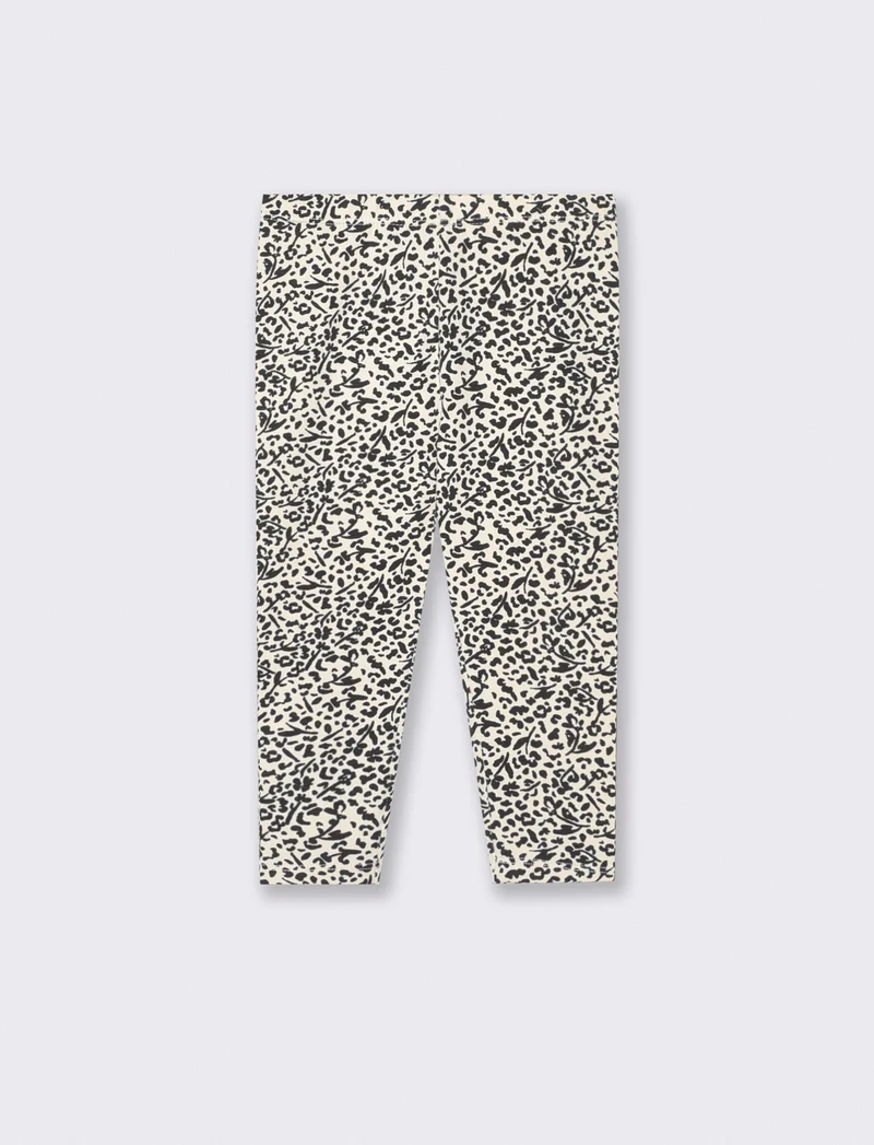 Leggings in cotone elasticizzato e fantasia - Fantasia