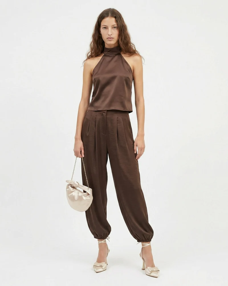 Pantalone effetto palloncino - Moro