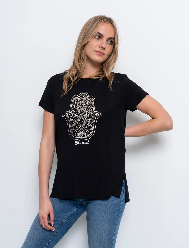 T-shirt manica corta da donna - var 1