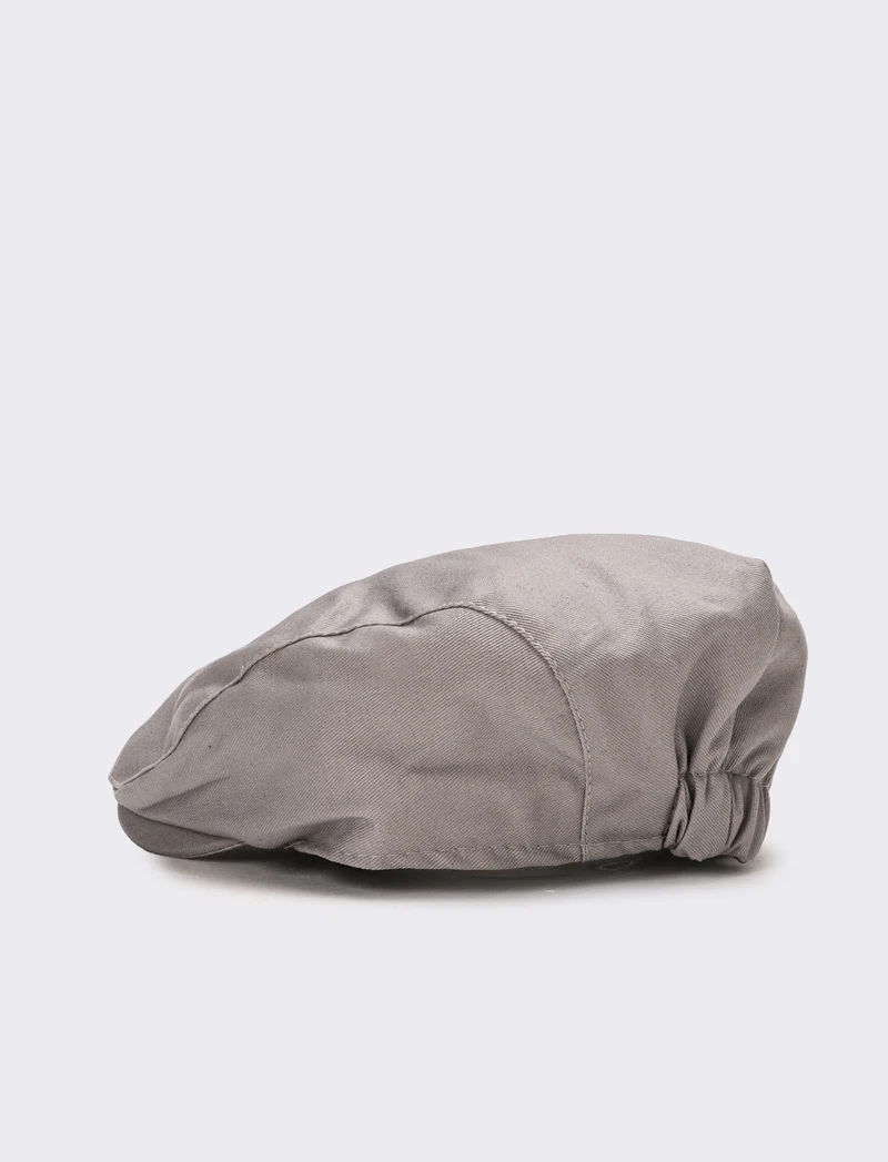 Coppola uomo in tessuto unito - Grigio