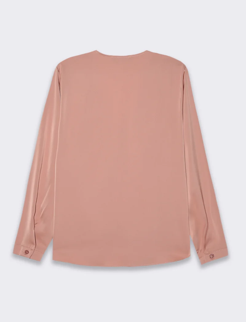 Casacca con rouches - Rosa