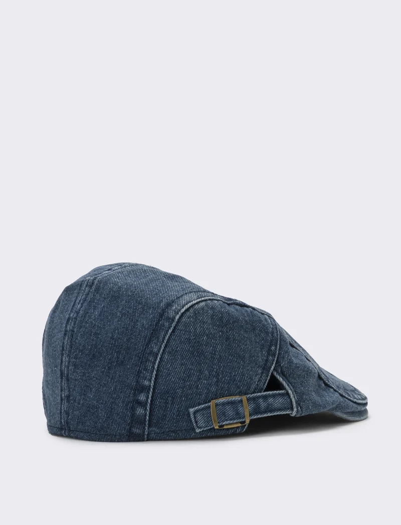 Cappello uomo coppola denim - Blu scuro