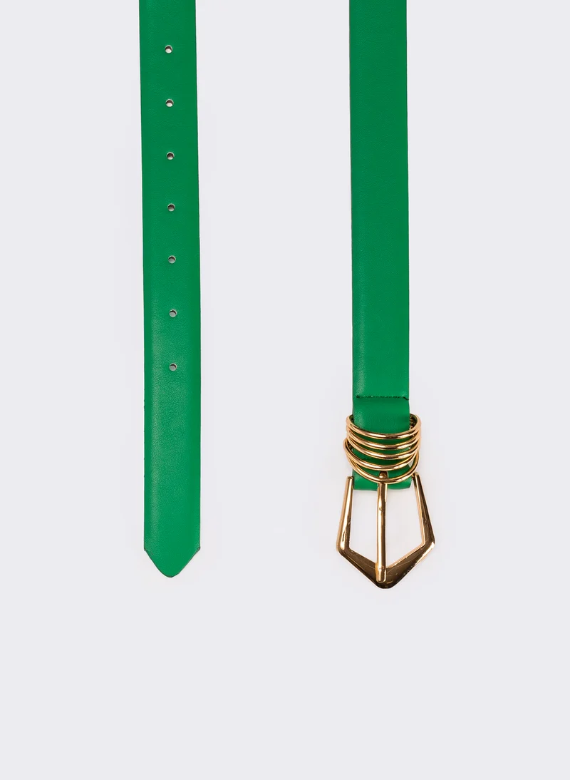 Cintura donna con puntale - Verde