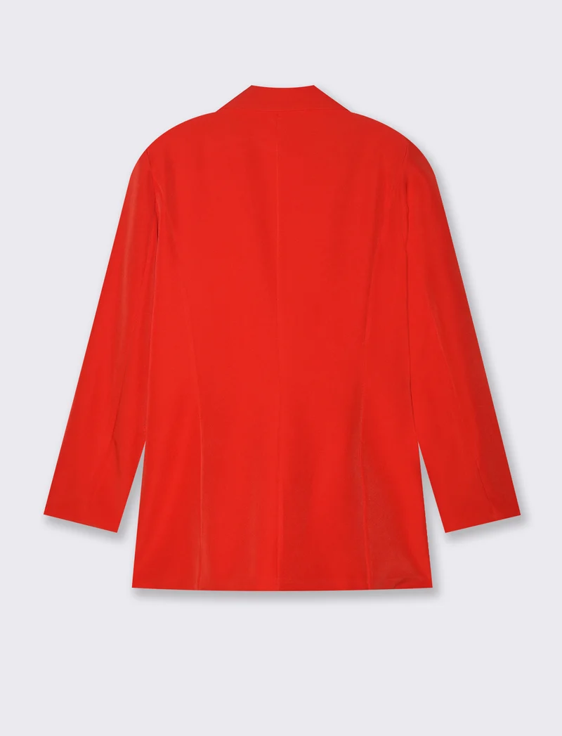 Blazer donna con collo revers e tasche - Aragosta