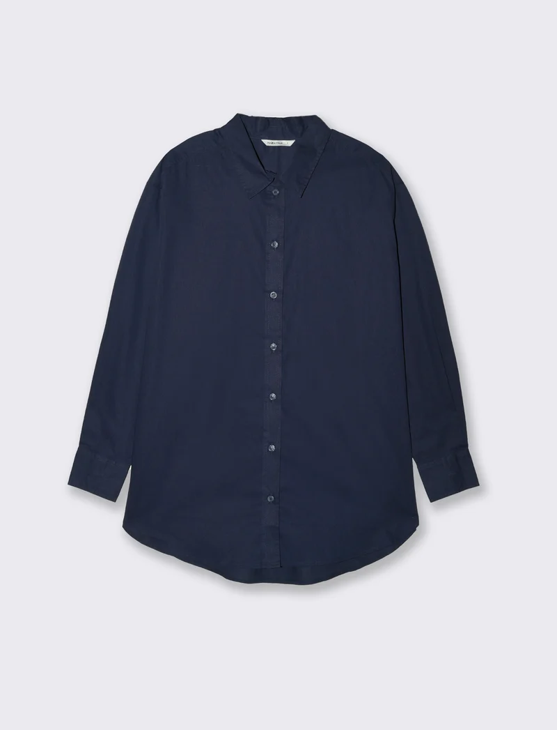 Camicia basica da donna - Blu