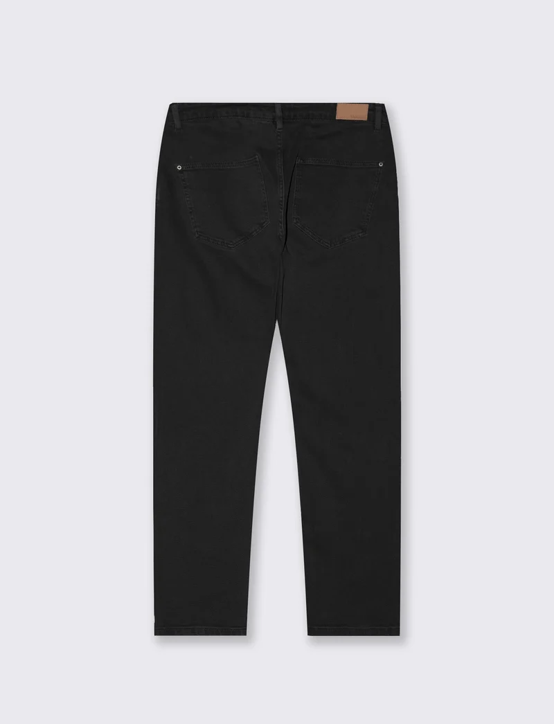 Pantaloni slim fit 5 tasche comfort - Nero