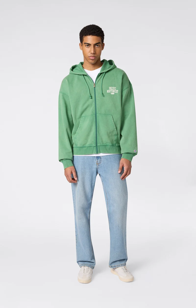 Men’s East West Full Zip Hooded Sweatshirt