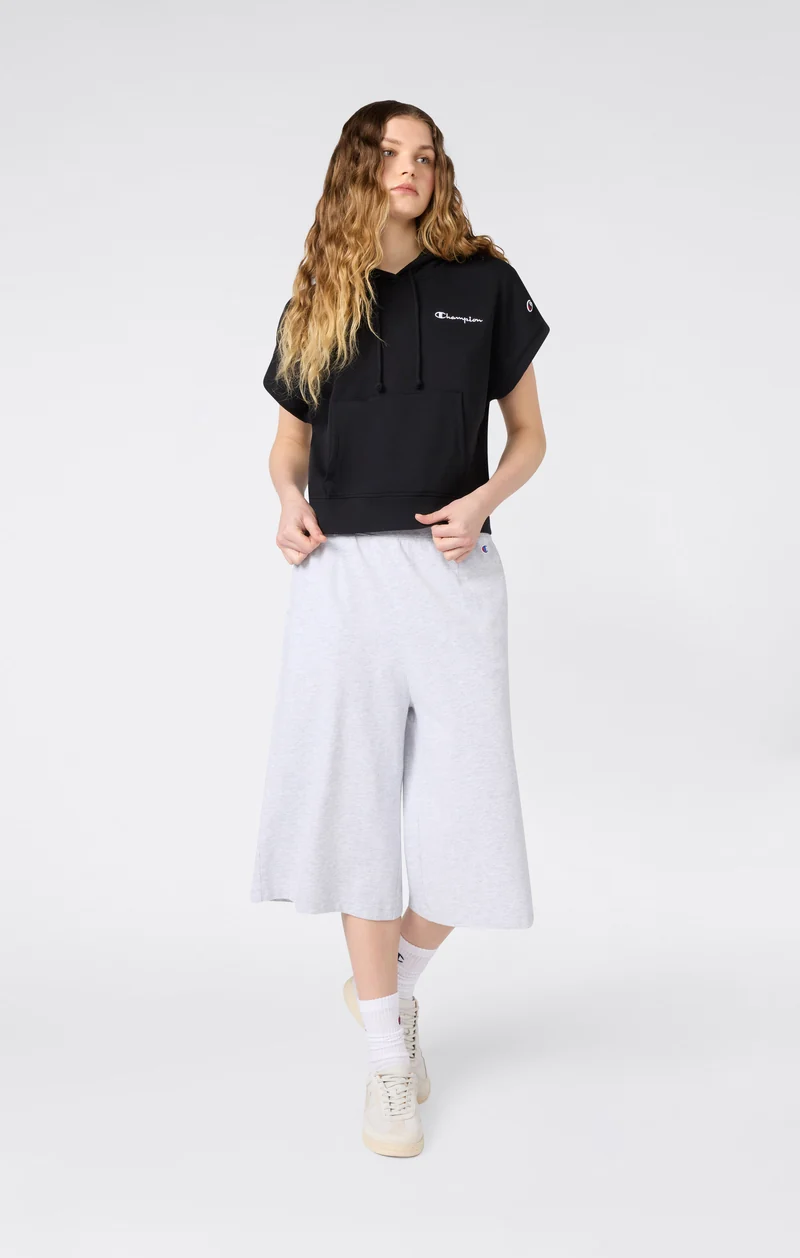 Women’s Lightweight Short Sleeve Hooded Sweatshirt Icons