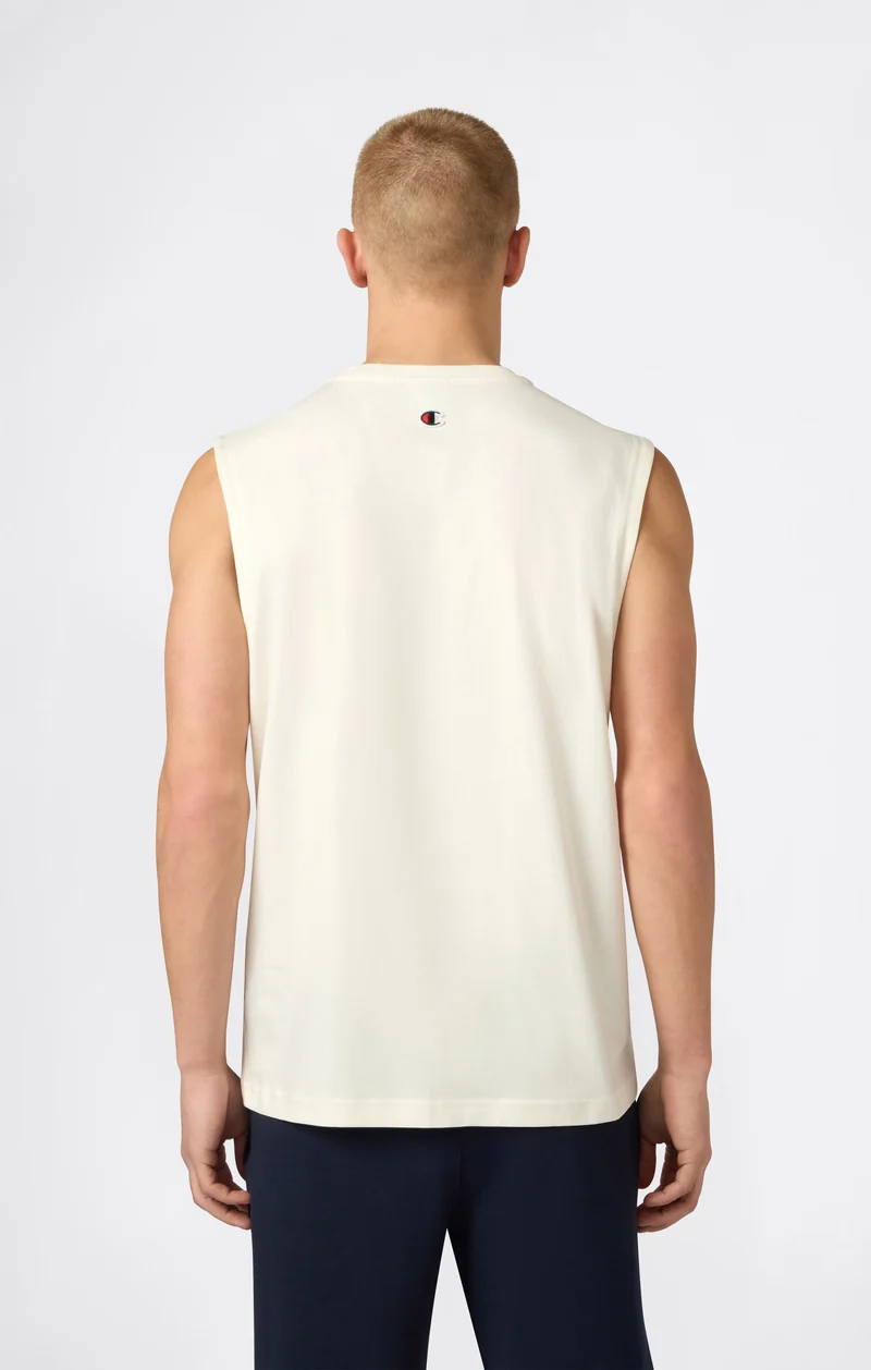 Men’s Tank Top with Maxi Embroidery Logo Icons