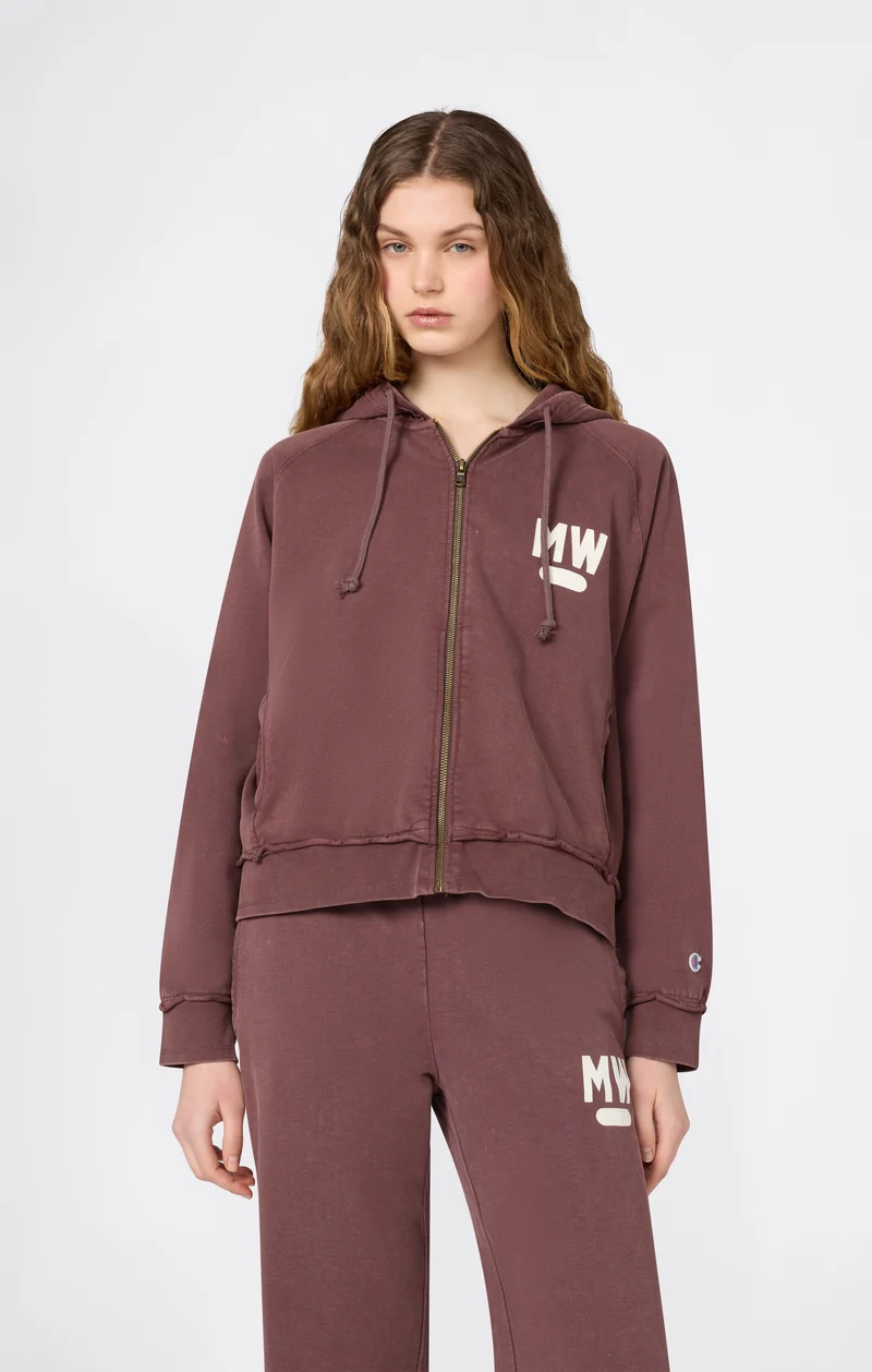 Women’s East West Hooded Full Zip Sweatshirt
