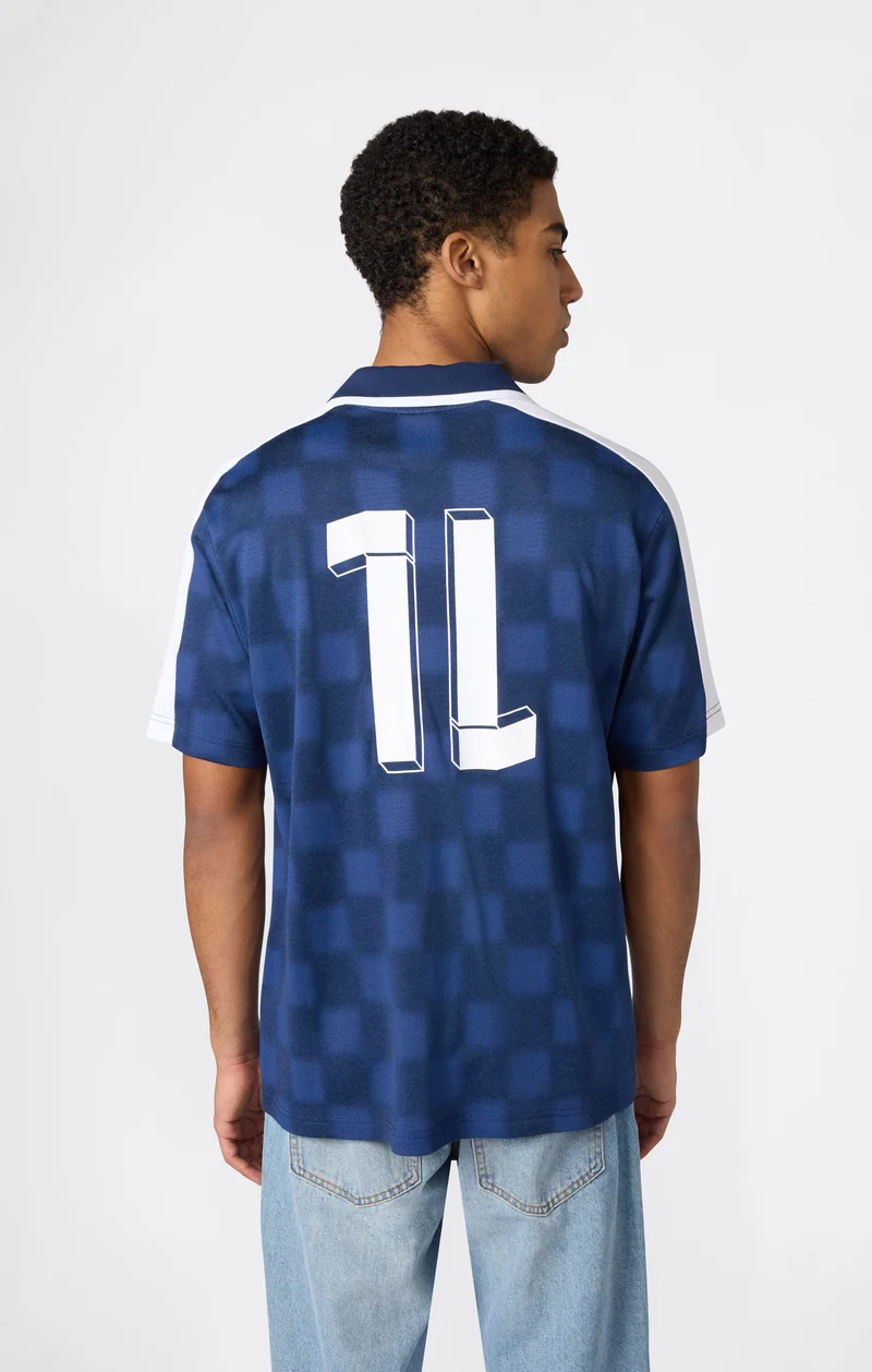 Men’s Football-Inspired Polo Shirt