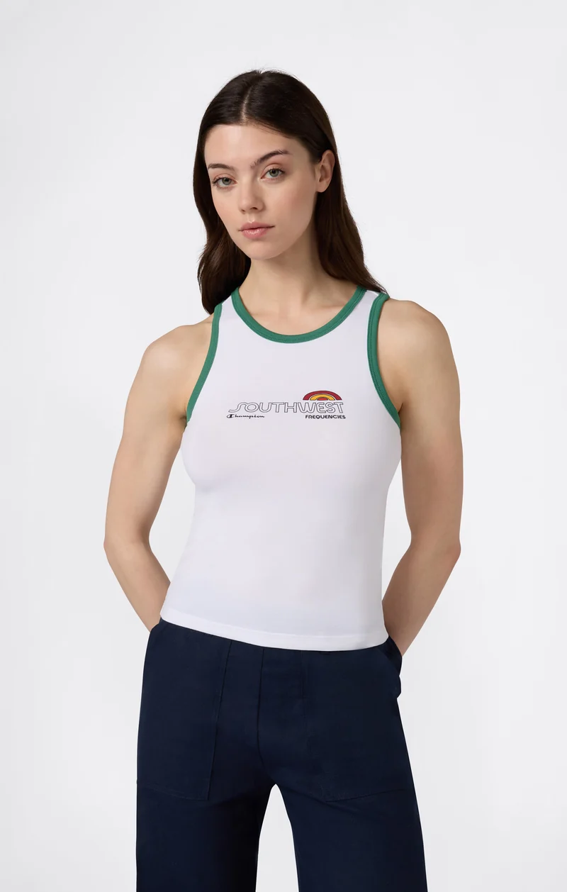 Women’s Ringer Tank Top with Graphic