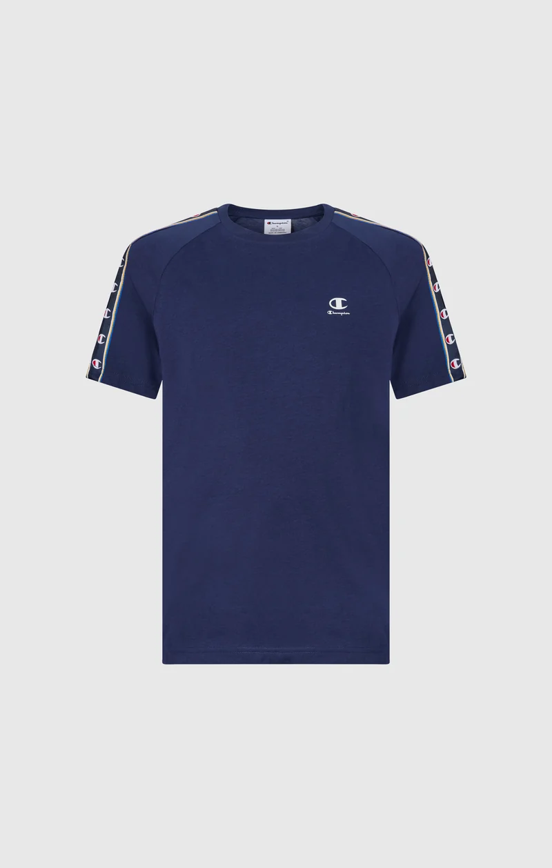 Boys’ Crewneck T-Shirt with Tape Logo