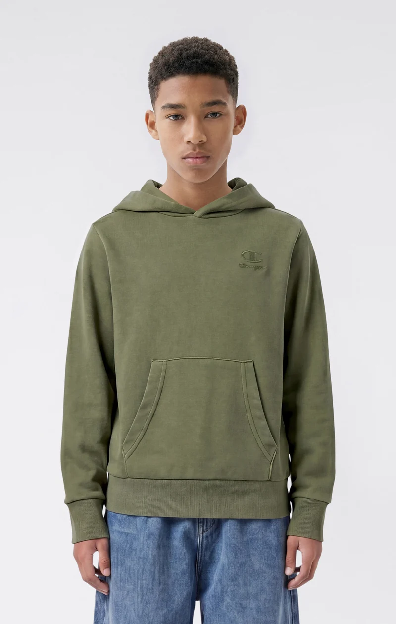 Boys’ Washed Effect Hooded Sweatshirt Icons