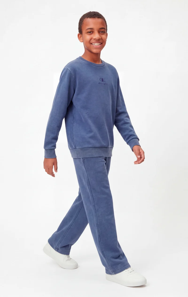 Boys’ Washed Effect Crewneck Sweatshirt Icons