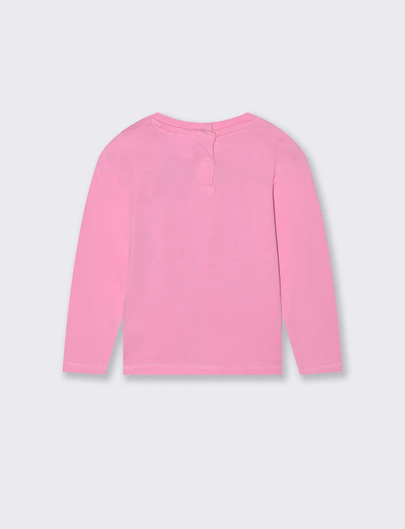 Maglietta Minnie stile tennis manica lunga - Rosa