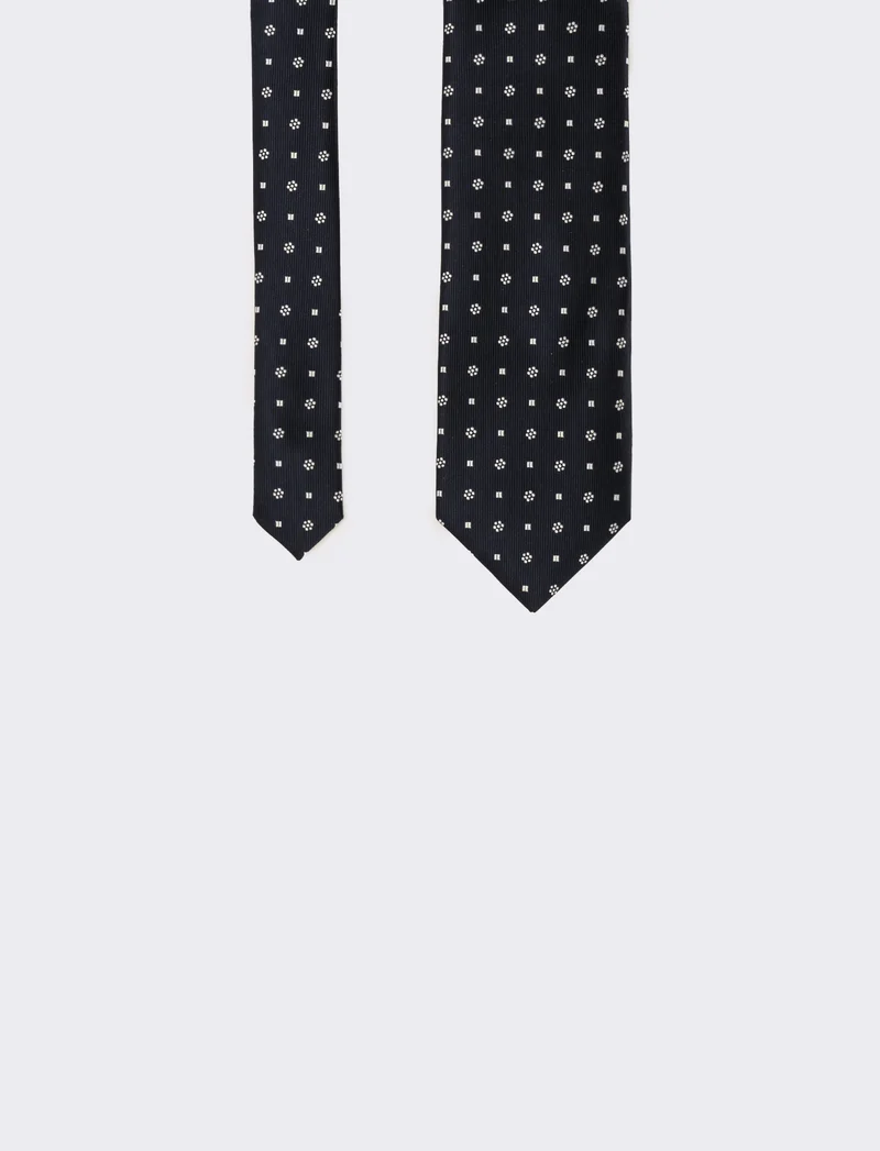 Cravatta uomo cerimonia 8cm - Blu
