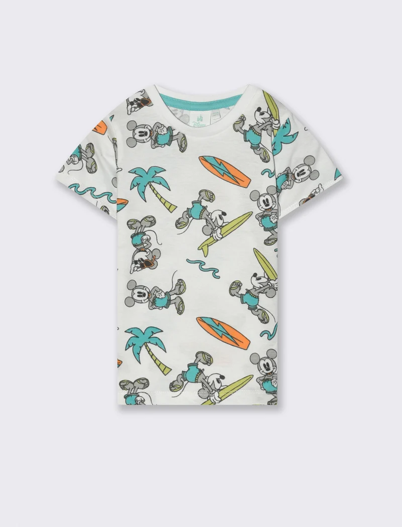 T shirt girocollo con stampa Disney da neonato - Fantasia