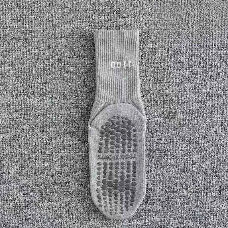 Olivenorma Mid Tube Elastische Stricksocken mit vollständiger Abdeckung, rutschfester Silikon-Balanceunterstützung, vielseitige Sport- und Yoga-Socken für Damen