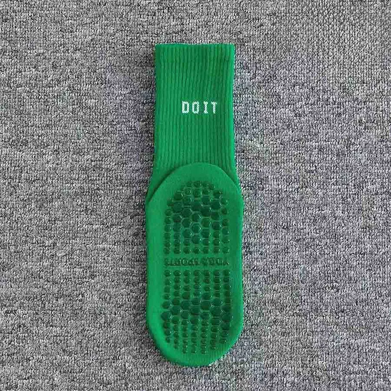 Olivenorma Mid Tube Elastische Stricksocken mit vollständiger Abdeckung, rutschfester Silikon-Balanceunterstützung, vielseitige Sport- und Yoga-Socken für Damen