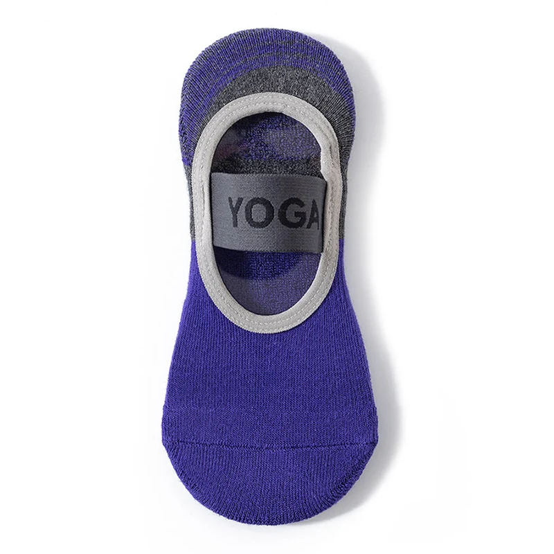 Olivenorma Yoga-Socken mit verstecktem Futter, rutschfest, stoßdämpfend, aus weicher, atmungsaktiver Baumwolle, ideal für Damen-Yoga-Workouts