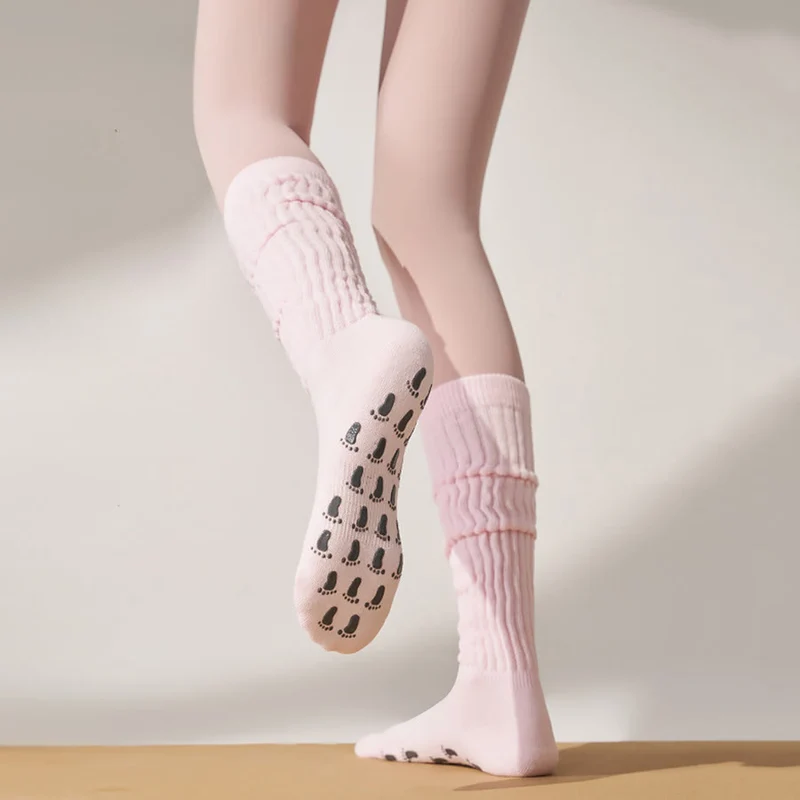 Olivenorma Silikon-Socken mit Vollfläche, rutschfest, für stabile Körperhaltung, stoßdämpfend, atmungsaktiv, elastisch, rutschfest – ideal für Training, Workout und Yoga für Damen.