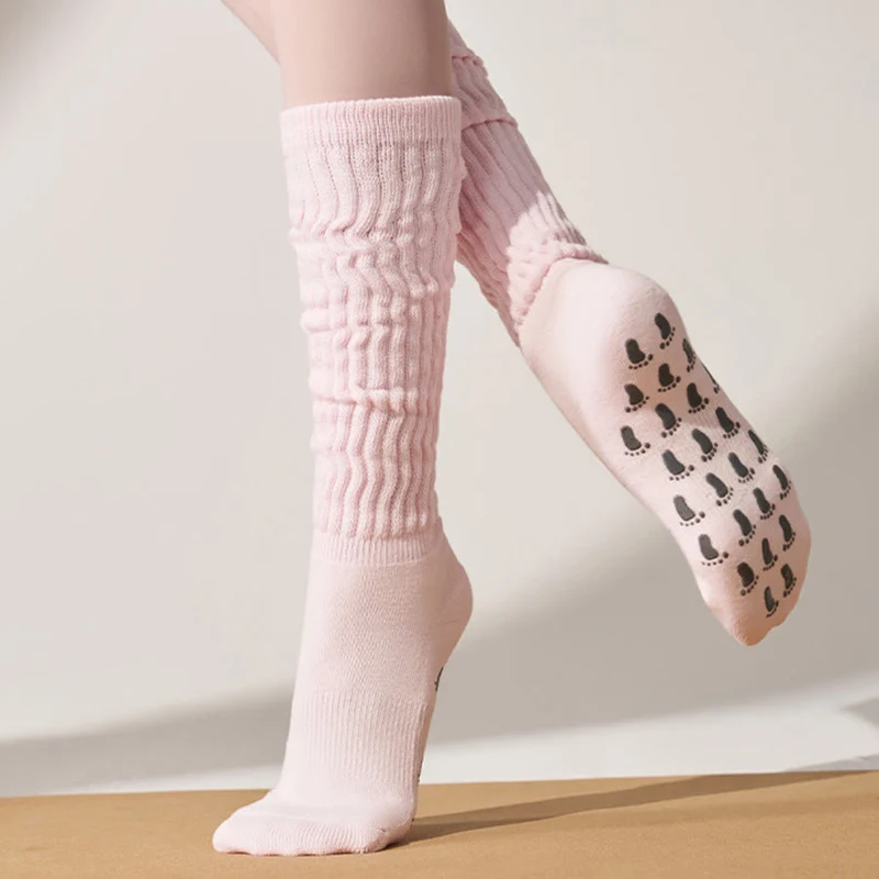 Olivenorma Silikon-Socken mit Vollfläche, rutschfest, für stabile Körperhaltung, stoßdämpfend, atmungsaktiv, elastisch, rutschfest – ideal für Training, Workout und Yoga für Damen.
