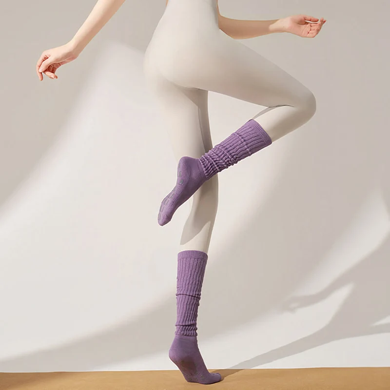Olivenorma Silikon-Socken mit Vollfläche, rutschfest, für stabile Körperhaltung, stoßdämpfend, atmungsaktiv, elastisch, rutschfest – ideal für Training, Workout und Yoga für Damen.