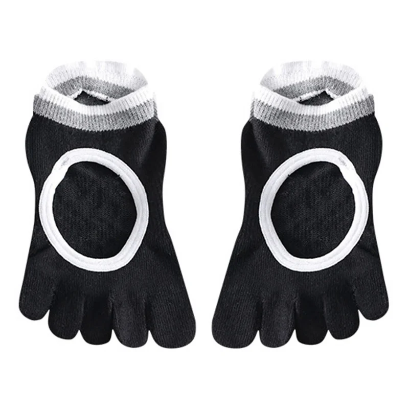 Olivenorma Silikon-Socken für den ganzen Fuß – Geräuschlos, rutschfest, stabil, druckentlastend, atmungsaktiv – Trainingssocken für Damen (Yoga)