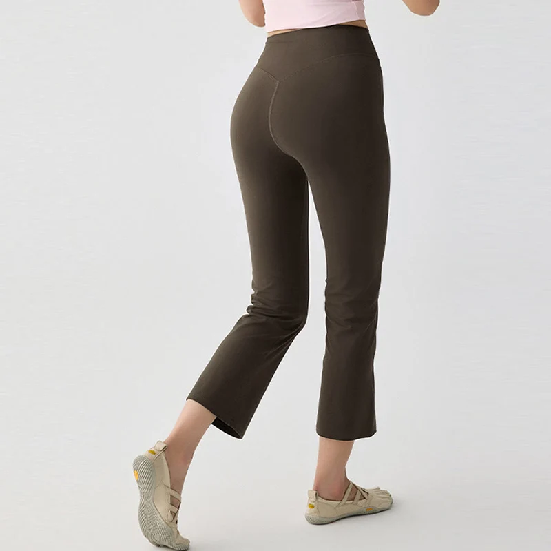 Olivenorma Damen-Jogginghose mit umklappbarem Bund und lockerer Haremshose