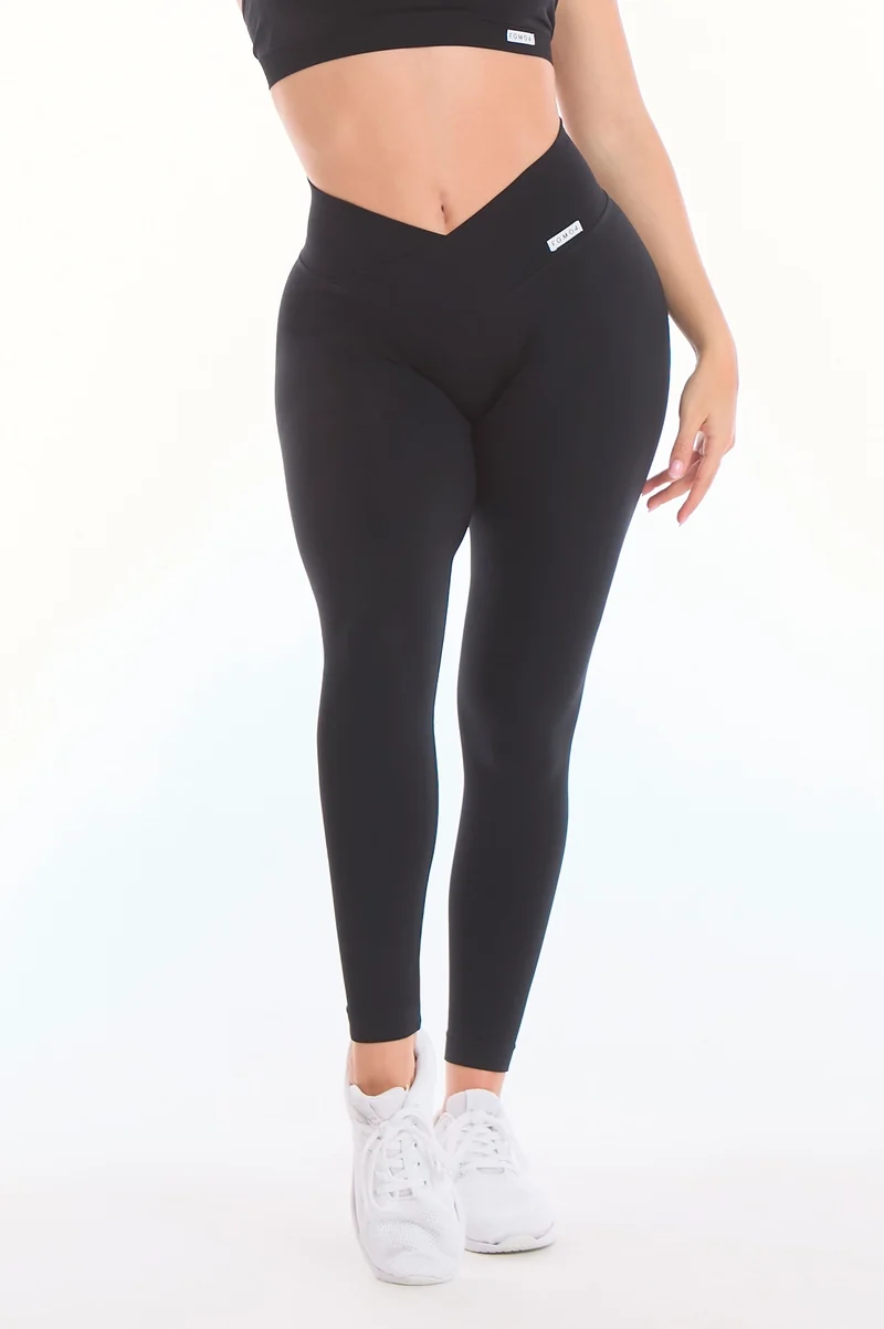 Leggings Push Up Vita Bassa Venere Nero