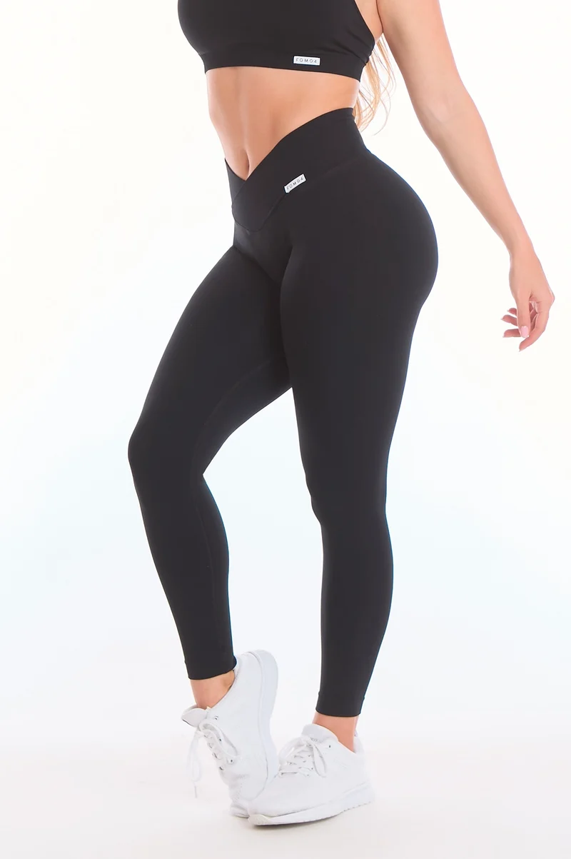 Leggings Push Up Vita Bassa Venere Nero