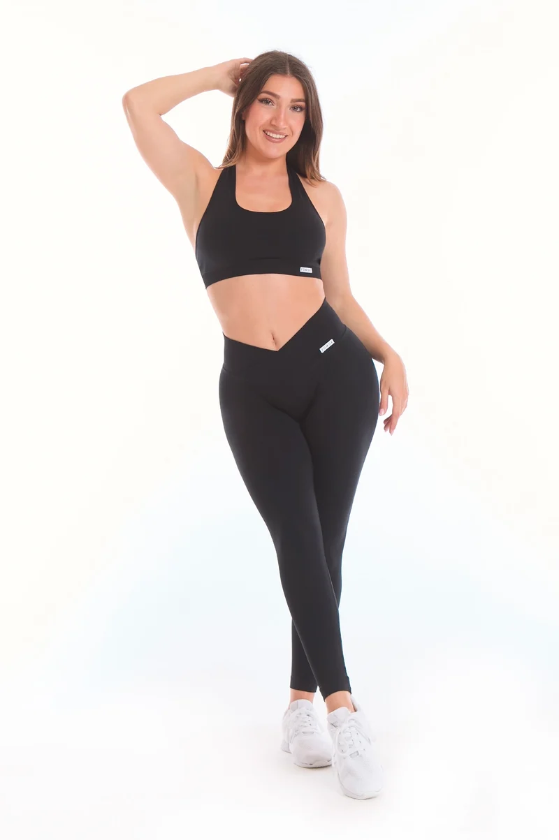 Leggings Push Up Vita Bassa Venere Nero