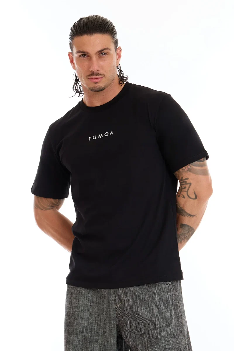 T-Shirt Uomo Statement Nero