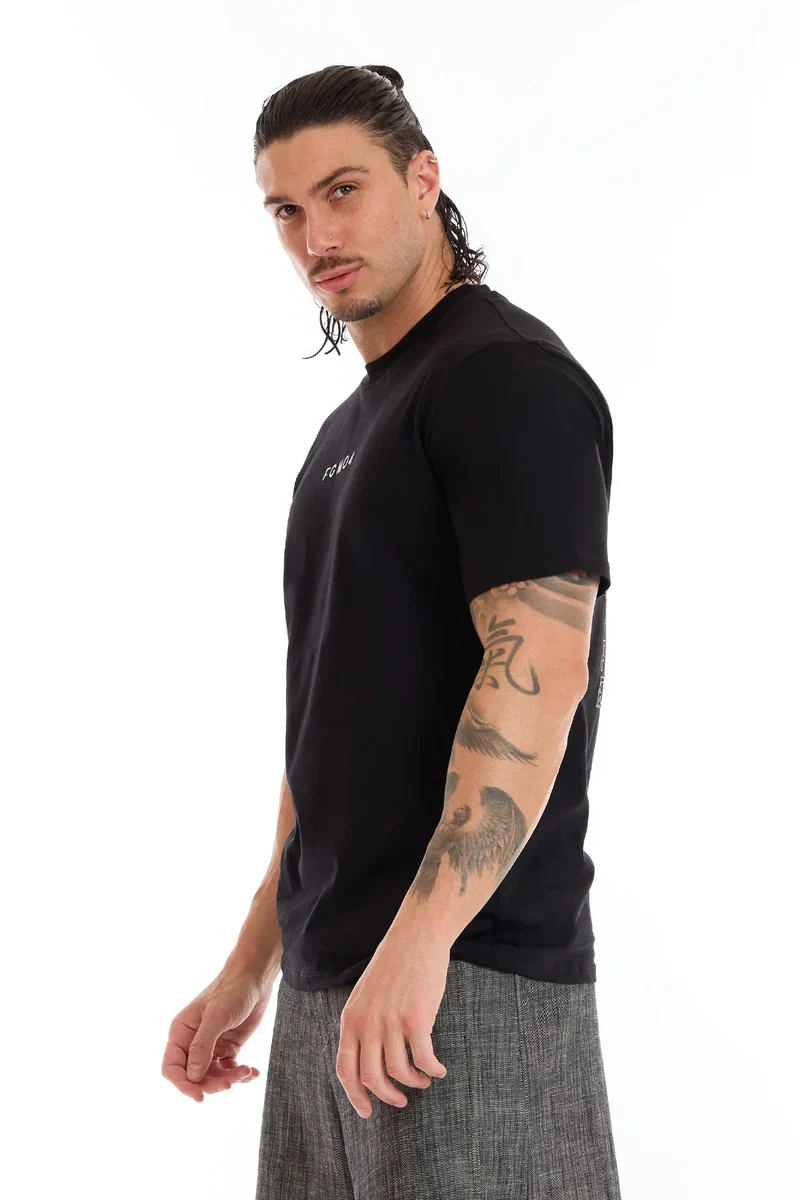 T-Shirt Uomo Statement Nero