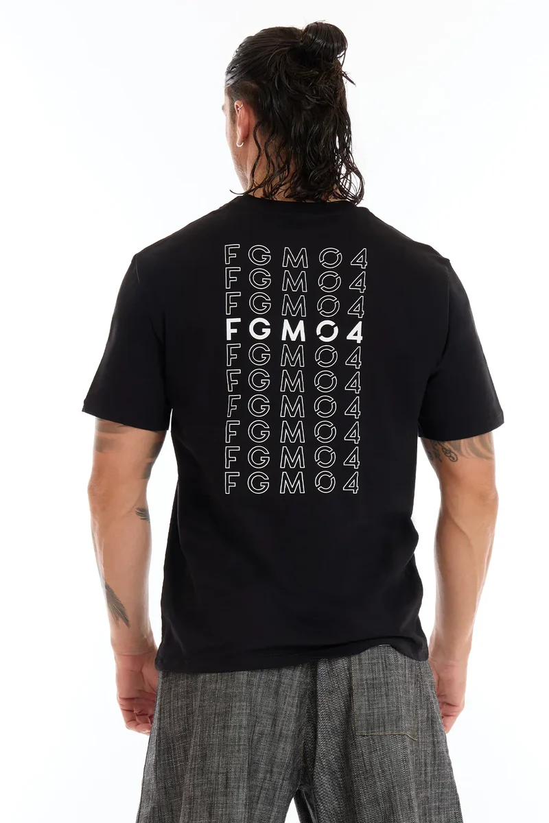 T-Shirt Uomo Statement Nero