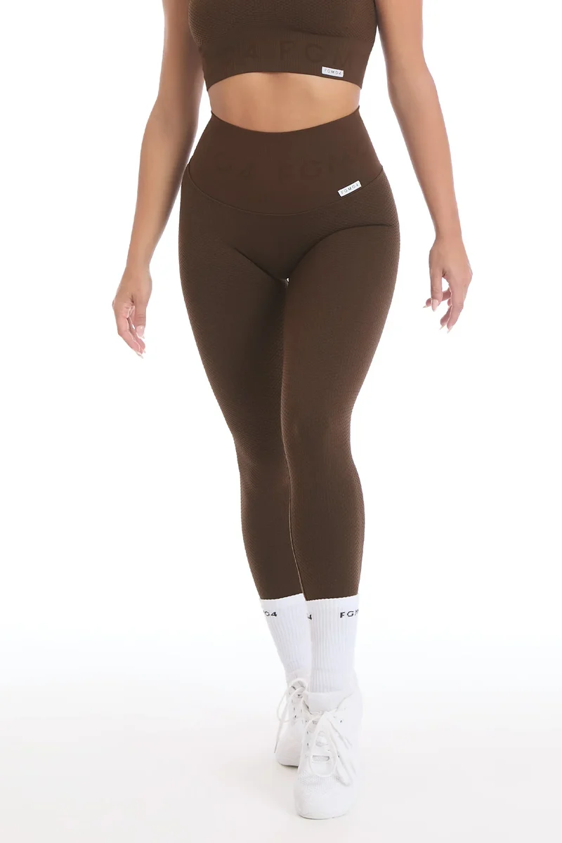 Leggings Push Up Bubble CryoFIR Cioccolato