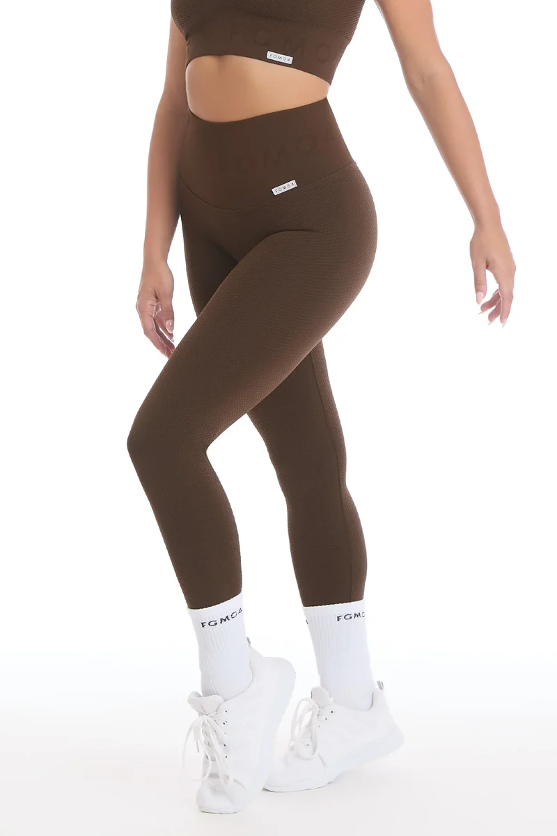Leggings Push Up Bubble CryoFIR Cioccolato
