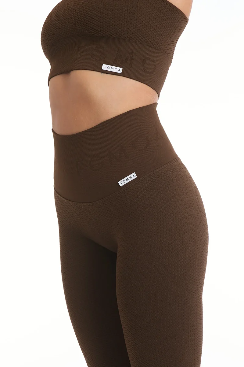 Leggings Push Up Bubble CryoFIR Cioccolato