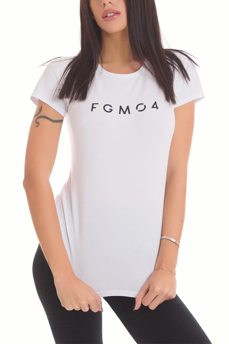 T-Shirt Essential FGM04 Bianco