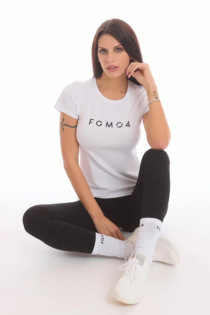 T-Shirt Essential FGM04 Bianco